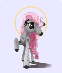 Size: 2208x2584 | Tagged: safe, artist:i love hurt, imported from derpibooru, oc, earth pony, pony, female, mare, pink hair, solo