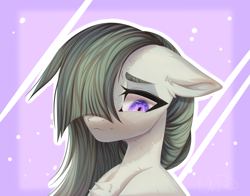 Size: 2753x2160 | Tagged: safe, artist:maybeweed, imported from derpibooru, marble pie, earth pony, pony, cute, floppy ears, hair over one eye, marblebetes
