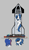 Size: 239x413 | Tagged: safe, artist:seafooddinner, oc, oc only, oc:nasapone, oc:spacexpone, earth pony, pony, aggie.io, female, looking back, mare, rocket, simple background, smiling, train