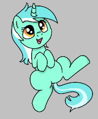 Size: 195x237 | Tagged: safe, lyra heartstrings, pony, unicorn, aggie.io, female, lowres, lying down, mare, on back, open mouth, simple background, smiling, spread legs, spreading