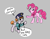 Size: 297x229 | Tagged: safe, artist:hattsy, copper top, pinkie pie, earth pony, pony, aggie.io, clothes, female, hat, lowres, mare, open mouth, police, raised hoof, simple background, smiling