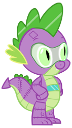 Size: 606x1066 | Tagged: safe, edit, imported from derpibooru, vector edit, spike, dragon, robot, fanfic:techquestria, alternate universe, eye glow, hand on hip, robot dragon, roboticization, simple background, solo, story included, transparent background, vector