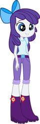 Size: 509x1566 | Tagged: safe, artist:iamsheila, imported from derpibooru, apple bloom, rarity, equestria girls, bow, clothes, palette swap, recolor, simple background, solo, transparent background