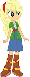 Size: 559x1429 | Tagged: safe, artist:iamsheila, imported from derpibooru, applejack, sweetie belle, equestria girls, clothes, palette swap, recolor, shirt, simple background, solo, transparent background