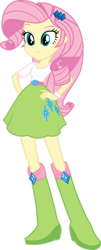 Size: 567x1410 | Tagged: safe, artist:iamsheila, imported from derpibooru, fluttershy, rarity, equestria girls, belt, boots, clothes, high heel boots, palette swap, recolor, shirt, shoes, simple background, skirt, solo, transparent background