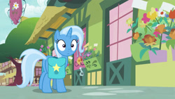 Size: 3410x1920 | Tagged: safe, imported from derpibooru, screencap, trixie, pony, unicorn, season 9, student counsel, spoiler:s09, bag, female, mare, saddle bag, solo