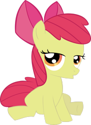 Size: 2087x2874 | Tagged: safe, artist:gusteaureeze, imported from derpibooru, apple bloom, earth pony, pony, apple bloom's bow, bow, duckface, female, filly, foal, hair bow, high res, simple background, solo, transparent background