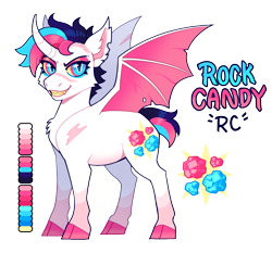 Size: 750x700 | Tagged: safe, artist:lastnight-light, imported from derpibooru, oc, oc:rock candy, alicorn, bat pony, bat pony alicorn, pony, bat wings, female, horn, mare, simple background, solo, transparent background, wings