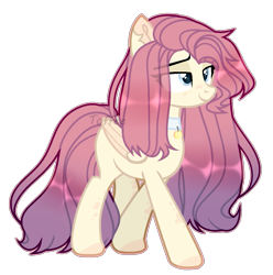 Size: 1285x1294 | Tagged: safe, artist:toffeelavender, imported from derpibooru, oc, oc only, oc:emily, pegasus, pony, base used, choker, eye clipping through hair, eyelashes, female, mare, pegasus oc, simple background, solo, transparent background