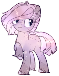Size: 2164x2771 | Tagged: safe, artist:toffeelavender, imported from derpibooru, oc, oc only, earth pony, pony, base used, earth pony oc, eyelashes, female, frown, mare, raised hoof, simple background, solo, transparent background, unshorn fetlocks