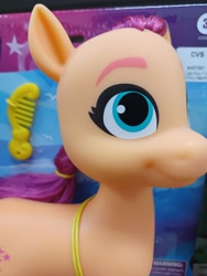 Size: 3000x4000 | Tagged: safe, imported from derpibooru, sunny starscout, earth pony, pony, comb, cvs, g5, my little pony: a new generation, solo, toy