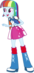 Size: 616x1295 | Tagged: safe, artist:iamsheila, imported from derpibooru, rainbow dash, twilight sparkle, equestria girls, clothes, palette swap, recolor, shirt, shoes, simple background, skirt, solo, transparent background