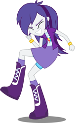Size: 696x1147 | Tagged: safe, artist:iamsheila, imported from derpibooru, rainbow dash, rarity, equestria girls, boots, clothes, palette swap, recolor, shirt, shoes, simple background, skirt, socks, solo, transparent background