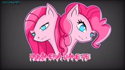 Size: 3840x2160 | Tagged: safe, artist:papery xlp, imported from derpibooru, pinkie pie, earth pony, pony, pinkamena diane pie