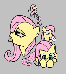 Size: 230x258 | Tagged: safe, fluttershy, pegasus, pony, aggie.io, donut, female, flying, food, lowres, mare, open mouth, simple background, smiling, spread wings, tongue out, wings