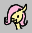 Size: 32x33 | Tagged: safe, fluttershy, pony, aggie.io, female, lowres, mare, open mouth, simple background, smiling