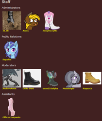 Size: 572x681 | Tagged: safe, imported from ponybooru, oc, oc only, oc:acres, oc:sapphire soulfire, earth pony, pony, unicorn, april fools, april fools joke, boots, cowboy hat, earth pony oc, female, hat, horn, licking, male, mare, muddy boots, ponybooru exclusive, shoes, stallion, text, tongue out, unicorn oc