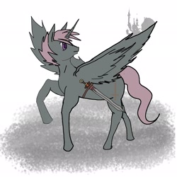 Size: 2048x2048 | Tagged: safe, artist:antares, imported from derpibooru, oc, oc:antumbra, pony, equus, newbie artist training grounds, pegacorn, solo