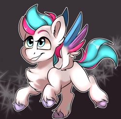 Size: 2048x2015 | Tagged: safe, artist:diethtwoo, imported from derpibooru, zipp storm, pegasus, pony, adorazipp, cute, female, filly, filly zipp storm, foal, g5, my little pony: tell your tale, smiling, solo, younger
