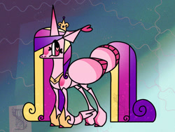 Size: 1280x964 | Tagged: safe, artist:laps-sp, imported from derpibooru, princess cadance, pony, abstract, solo