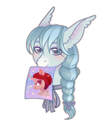 Size: 4500x5000 | Tagged: safe, artist:77jessieponygames77, imported from derpibooru, oc, oc only, earth pony, pony, unicorn, bust, choker, ear fluff, female, horn, mare, mouth hold, simple background, transparent background, unicorn oc