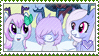 Size: 99x56 | Tagged: safe, artist:churobu, imported from derpibooru, oc, oc only, oc:moon sparkle, pony, animated, antlers, bust, gif, hair over eyes