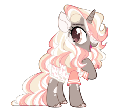 Size: 2534x2180 | Tagged: safe, artist:lissfoxz, imported from derpibooru, oc, oc only, pony, unicorn, base used, eyelashes, female, heart eyes, hoof on chest, hoof polish, horn, mare, simple background, smiling, solo, transparent background, unicorn oc, wingding eyes