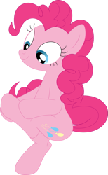 Size: 701x1140 | Tagged: safe, alternate version, artist:porygon2z, imported from derpibooru, pinkie pie, earth pony, pony, simple background, solo, transparent background, vector