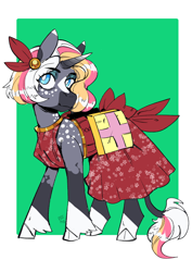 Size: 1240x1754 | Tagged: safe, artist:scarfyace, imported from derpibooru, oc, oc:velvet remedy, pony, unicorn, fallout equestria, alternate design, bag, clothes, dress, female, mare, medical saddlebag, saddle bag