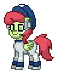 Size: 192x244 | Tagged: safe, artist:topsangtheman, imported from derpibooru, peachy swoop, pegasus, pony, pony town, rainbow falls, female, folded wings, full body, mare, simple background, smiling, solo, standing, tail, transparent background, wings