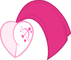 Size: 1069x901 | Tagged: safe, artist:tanahgrogot, imported from derpibooru, lovestruck, pony, base used, butt, female, heart, heart butt, mare, medibang paint, plot, simple background, solo, tail, tail aside, transparent background