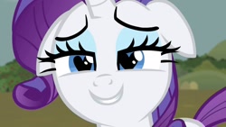 Size: 1280x720 | Tagged: safe, imported from derpibooru, screencap, rarity, pony, unicorn, season 4, simple ways, close-up, cute, female, floppy ears, heart eyes, mare, raribetes, smiling, solo, wingding eyes