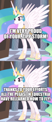 Size: 500x1166 | Tagged: safe, edit, edited screencap, imported from derpibooru, screencap, princess celestia, comic, implied zipp storm, screencap comic