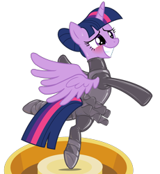 Size: 1988x2160 | Tagged: safe, artist:remcmaximus, edit, editor:anonymous, twilight sparkle, alicorn, pony, a royal problem, ballerina, bondage, clothes, cute, encasement, female, grin, hair bun, latex, latex clothes, latex suit, mare, music box, sheepish, sheepish grin, simple background, skirt, smiling, solo, squee, stressed, transparent background, tutu, twilarina, twilight sparkle (alicorn), twilight stalker, upskirt, vector