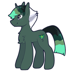 Size: 1641x1641 | Tagged: safe, artist:makaroni923, imported from derpibooru, oc, oc only, oc:guaiacol, pony, unicorn, digital art, female, gradient mane, horn, mare, simple background, smiling, solo, transparent background, unicorn oc