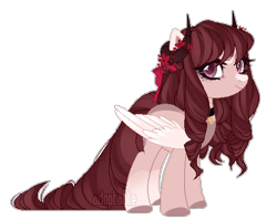 Size: 496x392 | Tagged: safe, artist:lissfoxz, imported from derpibooru, oc, oc only, pegasus, pony, choker, colored hooves, eyelashes, female, mare, pegasus oc, simple background, solo, transparent background, wings