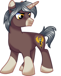 Size: 1600x2013 | Tagged: safe, artist:moonert, imported from derpibooru, oc, oc only, pony, unicorn, coat markings, frown, horn, male, simple background, socks (coat markings), stallion, transparent background, unicorn oc