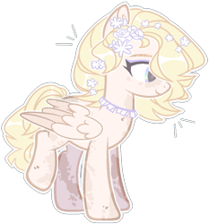 Size: 859x921 | Tagged: safe, artist:toffeelavender, imported from derpibooru, oc, oc only, pegasus, pony, base used, colored wings, flower, flower in hair, pegasus oc, simple background, smiling, solo, transparent background, two toned wings, wings