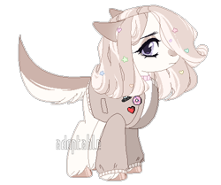 Size: 432x361 | Tagged: safe, artist:lissfoxz, imported from derpibooru, oc, oc only, dog, dog pony, original species, pony, clothes, eyelashes, female, mare, simple background, solo, transparent background