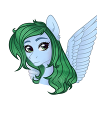 Size: 3800x4900 | Tagged: safe, artist:77jessieponygames77, imported from derpibooru, oc, oc only, pegasus, pony, bust, eyelashes, female, mare, pegasus oc, simple background, solo, transparent background, wings