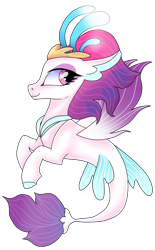 Size: 984x1589 | Tagged: safe, artist:moonert, imported from derpibooru, queen novo, seapony (g4), my little pony: the movie, eyelashes, female, simple background, smiling, solo, transparent background