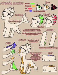 Size: 1376x1787 | Tagged: safe, artist:moonert, imported from derpibooru, oc, oc only, pony, sea pony, brown background, eyelashes, reference sheet, seapony oc, simple background