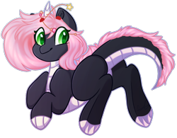 Size: 1116x869 | Tagged: safe, artist:purplegrim40, imported from derpibooru, oc, oc only, dracony, dragon, hybrid, pony, female, simple background, smiling, solo, transparent background