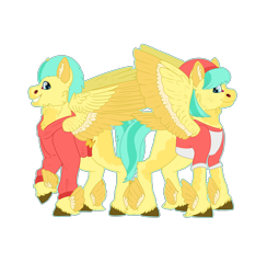 Size: 3900x4000 | Tagged: safe, artist:sashakruchkinatv, imported from derpibooru, barley barrel, pickle barrel, pony, barrel twins, brother and sister, female, male, siblings, simple background, transparent background, twins