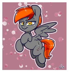 Size: 1565x1614 | Tagged: safe, artist:lou, oc, oc only, pegasus, pony, flying, frown, male, simple background, spread wings, stallion, wings