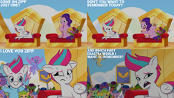 Size: 1280x720 | Tagged: safe, edit, edited screencap, editor:quoterific, imported from derpibooru, screencap, pipp petals, zipp storm, pegasus, pony, spoiler:g5, spoiler:my little pony: tell your tale, spoiler:tyts01e03, alpine aspen, cellphone, cherry flyaway, eyes closed, female, flying, g5, glory (g5), male, mare, my little pony: tell your tale, open mouth, open smile, phone, sisters take flight, smartphone, smiling, spread wings, stallion, text, wings