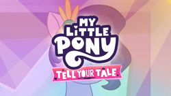 Size: 3410x1920 | Tagged: safe, imported from derpibooru, screencap, pipp petals, pegasus, pony, spoiler:g5, spoiler:my little pony: tell your tale, spoiler:tyts01e05, female, g5, high res, mane melody, mare, my little pony logo, my little pony: tell your tale, solo