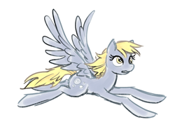 Size: 640x470 | Tagged: safe, artist:snelahestar, imported from derpibooru, derpy hooves, pegasus, pony, 2011, female, mare, simple background, solo, white background