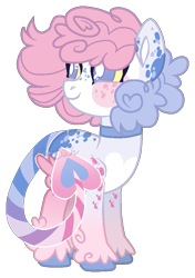 Size: 623x886 | Tagged: safe, artist:sunfloweret, imported from derpibooru, oc, oc:cotton fuzz, earth pony, pony, base used, female, kinsona, mare, simple background, solo, transparent background