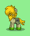 Size: 61x73 | Tagged: safe, artist:dematrix, imported from derpibooru, pony, pony town, beard, clothes, facial hair, green background, male, metal slug, moustache, p.o.w, pants, picture for breezies, pixel art, ponified, prisoner of war, simple background, solo, stallion